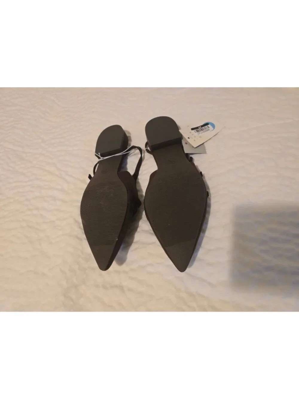 Women's Twiggy Multi Buckle Mini Heel Flats with Memory Foam Insole - a New Day™ - Picture 6 of 7